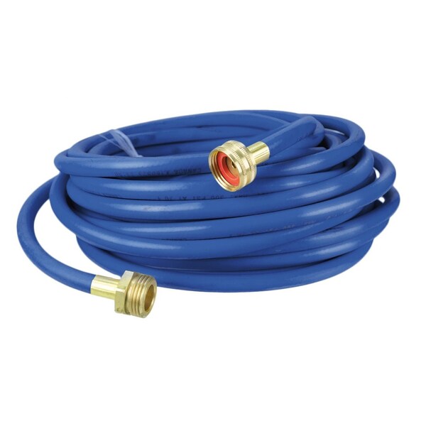 3/8 in ID x 50 ft L Hose, Rubber Tube, Blue